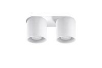 Plafonnier RODA en blanc 2-flmg