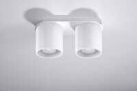 Plafonnier RODA en blanc 2-flmg