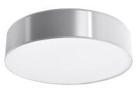 Plafonnier rond moderne Plafonnier gris