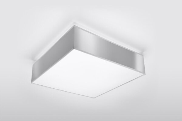 Plafonnier en gris 2-flmg