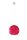 Suspension ronde intemporelle avec abat-jour en verre rouge