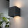 Applique murale LED noire IP54 L:10cm Up Down Applique murale