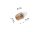 Applique décorative JAZLEAN bois Ø10cm rond pour E27