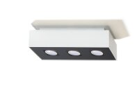 Plafonnier HYDRA en blanc 3-flmg