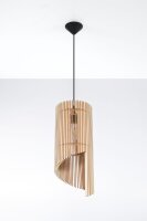 Lampe à suspendre en bois Moderne confortable E27...