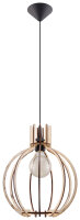 Lampe à suspendre en bois Ø30cm ronde table...