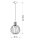 Lampe à suspendre en bois Ø30cm ronde table à manger