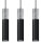 Suspension moderne métal béton 3 flammes GU10