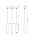 Suspension moderne métal béton 3 flammes GU10