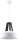 Lampe à suspendre blanche rétro Ø30cm métal E27 MANILIA Cuisine