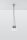 Lampe à suspendre réglable NESSA Gris Profondeur jusquà 90cm