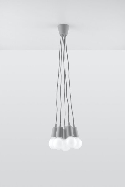 Lampe à suspendre rétro vert réglable jusquà 90cm pour E27