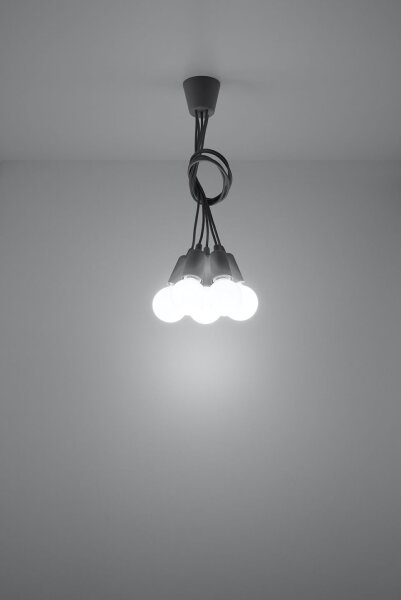Lampe à suspendre rétro vert réglable jusquà 90cm pour E27