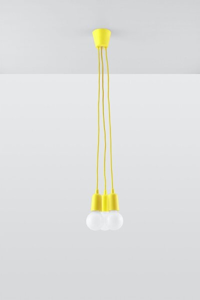 Suspension jaune réglable jusquà 90cm Retro NESSA