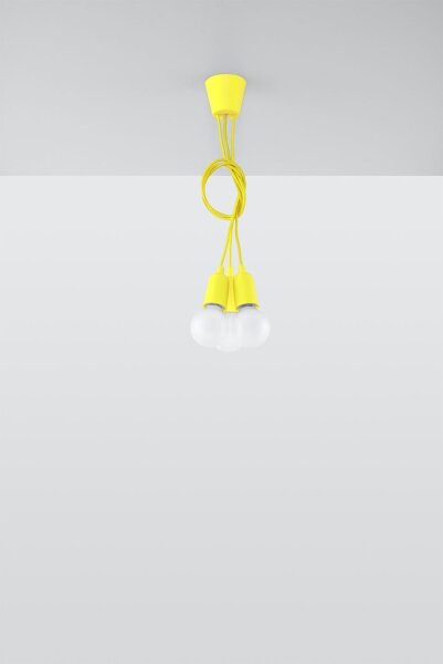Suspension jaune réglable jusquà 90cm Retro NESSA