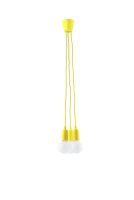 Suspension jaune réglable jusquà 90cm Retro...
