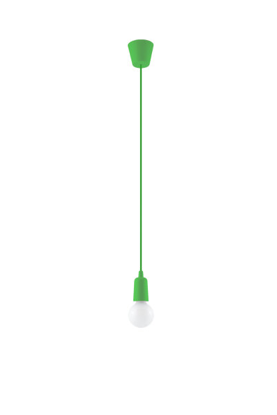 Pendelleuchte Grün verstellbar bis 90cm Retro NESSA