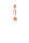 Hängelampe NESSA Orange Tiefe bis 90cm 5-flammig E27