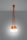 Knallige Pendelleuchte Orange 5-flammig Retro NESSA