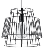 Hängelampe Schwarz Metall Ø35cm Modern E27 DALE