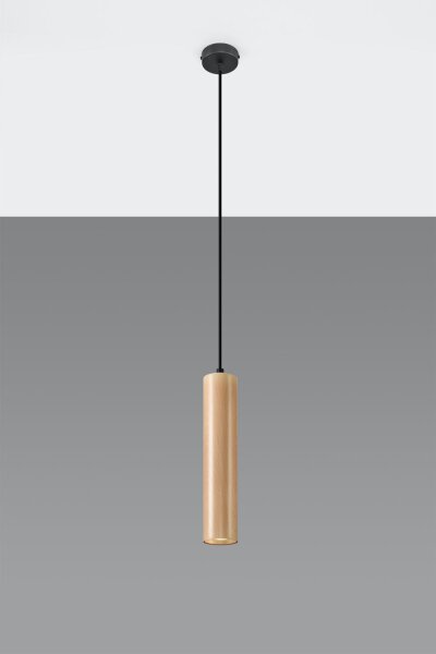 Suspension en bois Ø8cm étroit GU0 polyvalent BAYLEE