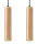 Lampe à suspendre en bois 2x GU10 Moderne Table à manger