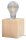 Holz Tischlampe eckig H:10cm klein Modern dekorativ für