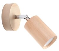 Spot lampe bois rond GU10 Moderne confortable VESUVIA