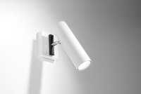 Wandlampe Weiß GU10 verstellbar Modern Wandleuchte