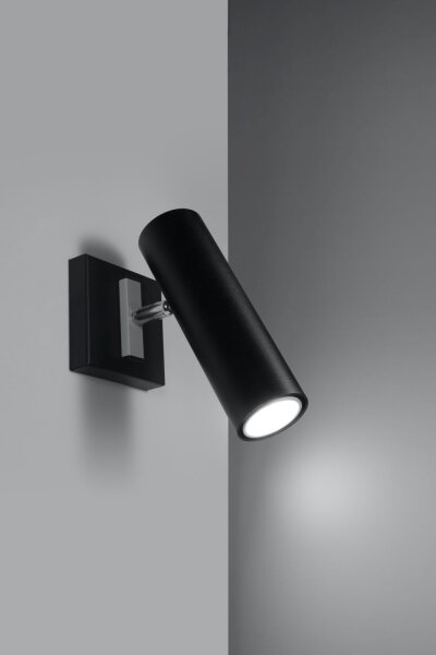 Spot Lampe Noir Métal pratique GU10 orientable