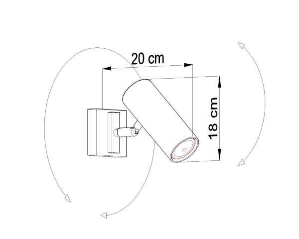 Deckenlampe Schwarz Modern Metall GU10 DUCCIA