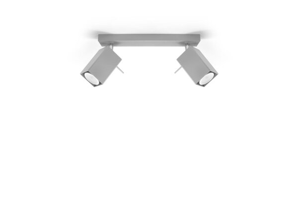 Grauer Strahler L:30cm Modern Metall FALERIA Wohnzimmer