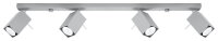 Projecteur de plafond gris FALERIA 80 cm de long 4x GU10