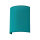 Wandleuchte ALICE Stoff Schirm Petrol halbrund Loft