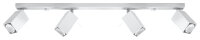 Grand spot de plafond blanc 80 cm de long métal...