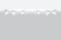 Spot de plafond blanc FALERIA 120 cm de long 6x GU10