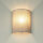Loft Wandlampe Stoff Schirm halbrund E27 in Grau ALICE