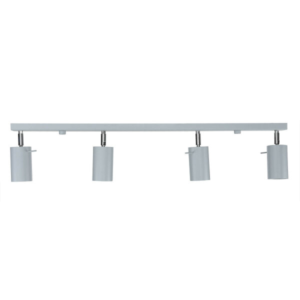 Moderner Deckenstrahler ETNA Grau 80 cm lang