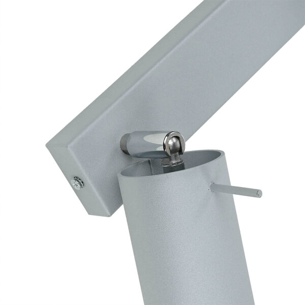 Moderner Deckenstrahler ETNA Grau 80 cm lang