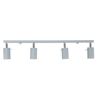 Moderner Deckenstrahler ETNA Grau 80 cm lang