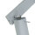 Moderner Deckenstrahler ETNA Grau 80 cm lang