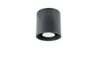 Metall Deckenlampe Anthrazit &Oslash;10cm H:10cm klein G9