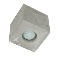 Lampe en béton carrée plafond L:10cm petite...