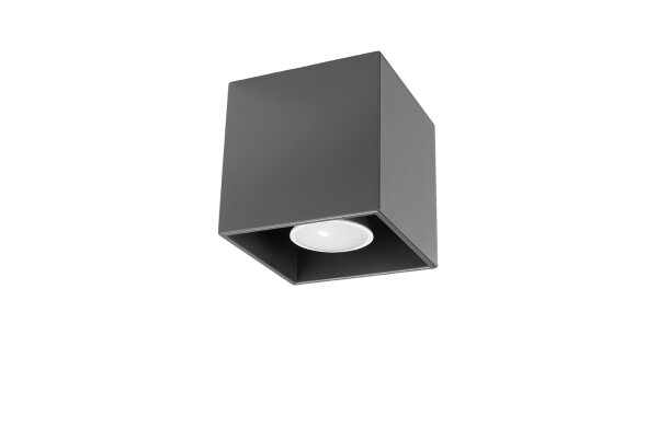 Spot Anthrazit Aluminium eckig Modern wohnlich GEO
