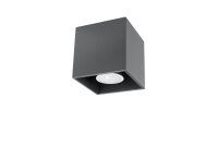 Spot Anthrazit Aluminium eckig Modern wohnlich GEO