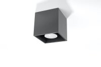 Spot Anthracite Aluminium carré Moderne...
