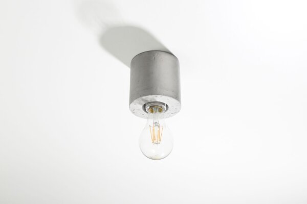 Lampe décorative en béton plafond H:10cm Moderne ronde JAZLEAN