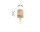 Wohnliche Deckenlampe Holz rund Ø10cm H:10cm für E27
