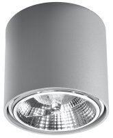 Spot de plafond gris JASMYNN Ø12cm GU10...