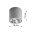 Spot de plafond gris JASMYNN Ø12cm GU10 métal couloir